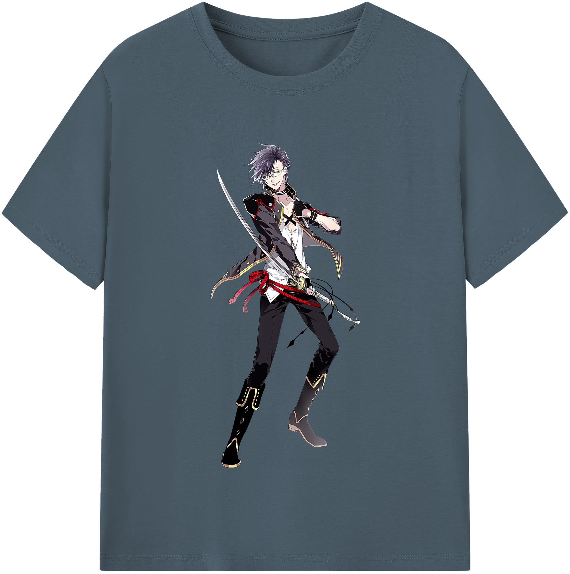 （画像用） 刀剣乱舞 Touken Ranbu 綿100％半袖Tシャツ（フロントプリント）